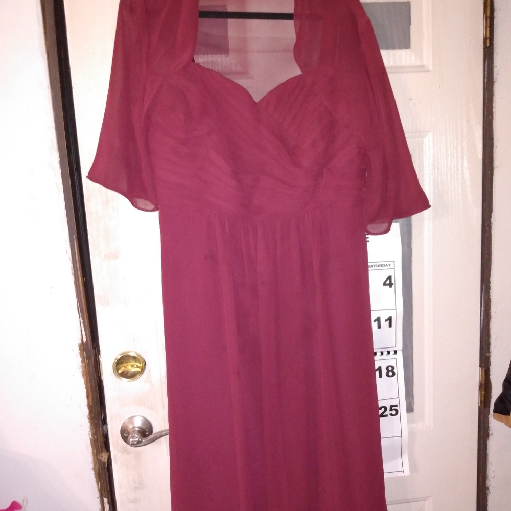 Prom dress or bridesmaid dress Missing The Over Coat Forgot It During My Move